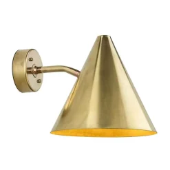 Tratten stor utomhuslampa rå mässing