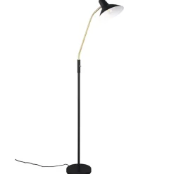 Traveller golvlampa svart/mässing