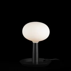 Tray bordlampa svart