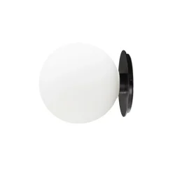 TR Bulb vägg/taklampa svart/matt vit