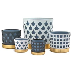 Trio drop blomkruka Liten vit