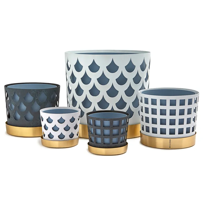 Trio drop blomkruka Liten vit