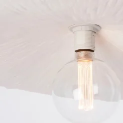 Tropez 60 taklampa natur/svart