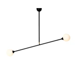 Two Spheres Taklampa svart