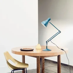 Type 75 bordslampa Anglepoise + Margaret Howell Saxon Blue