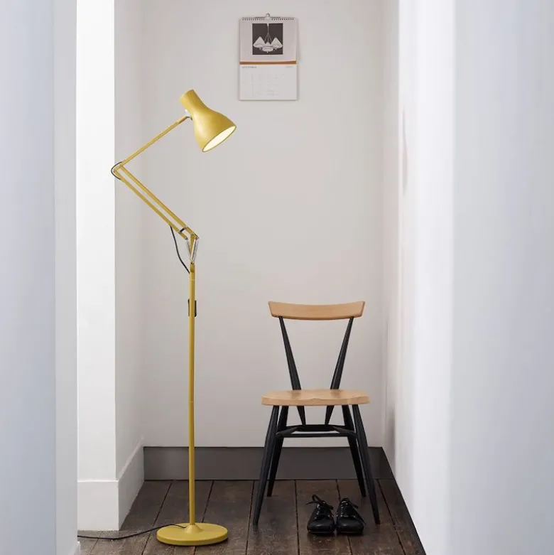 Type 75 golvlampa Anglepoise + Margaret Howell Yellow Ochre