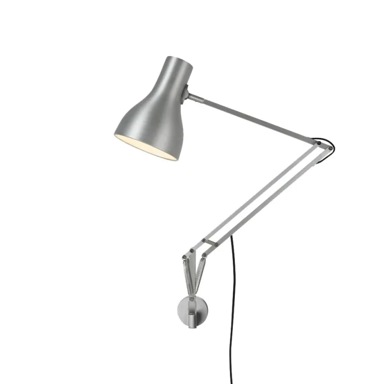 Type 75 vägglampa Silver Lustre