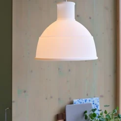 Unfold taklampa genomskinlig vit
