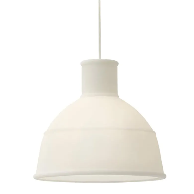 Unfold taklampa genomskinlig vit
