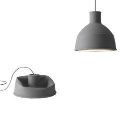 Unfold taklampa mörkgrå