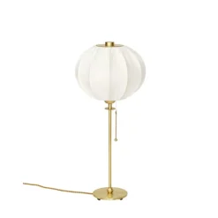 Uno classic H390 bordslampa slipad mässing