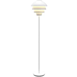 Valencia golvlampa mattvit