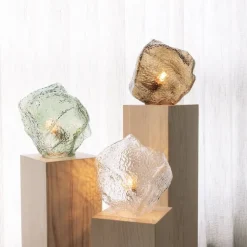 Valerie 25 bordslampa klar/borstad mässing