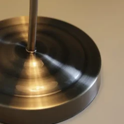 Vela bordslampa antik mässing/opalvit