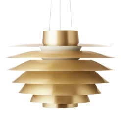 Verona 720 taklampa mässing