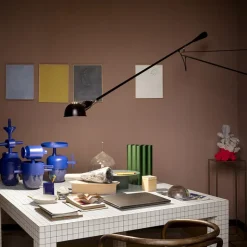 265 Vägglampa svart