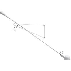 265 Vägglampa vit