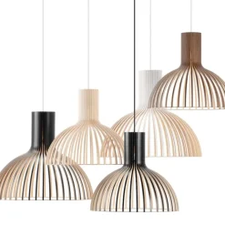 Victo 4251 Taklampa valnöt