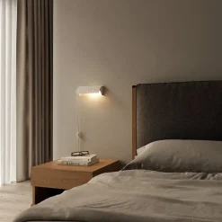 Vippa vägglampa blankvit