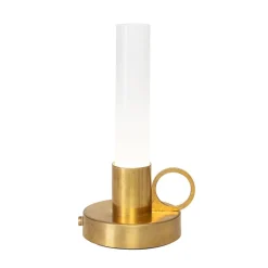 Visir Ambience portabel bordslampa rå mässing