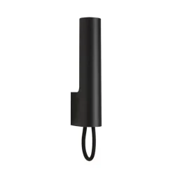 Visir vägglampa fast installation svart