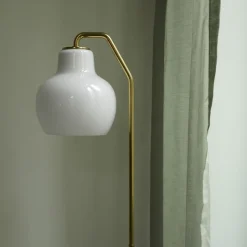 VL Ring Crown golvlampa opalglass/brass