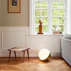 VL Studio Ø320 bord/golvlampa brass