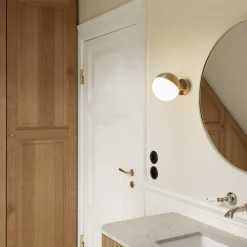 VL Studio Ø150 vägglampa utan sladd brass
