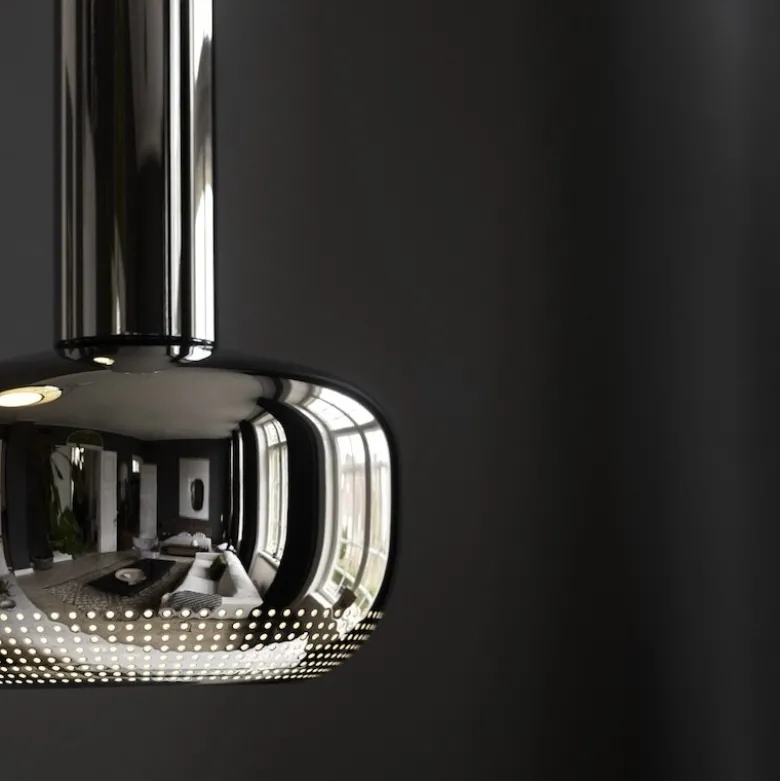 VL 56 taklampa High lustre chrome plated