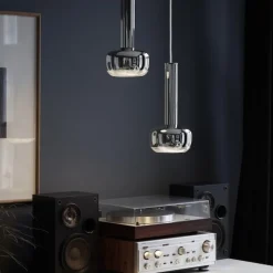 VL 56 taklampa High lustre chrome plated