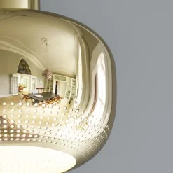 VL 56 taklampa polished brass