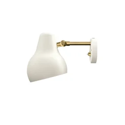 VL38 Vägglampa white/brass