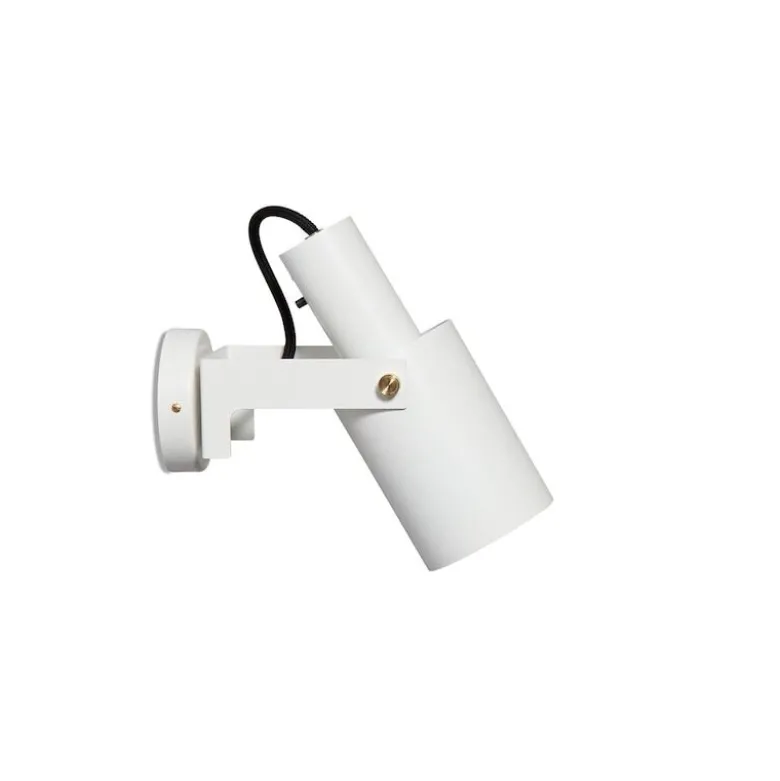 Volume 2 vägglampa S vit/mässing