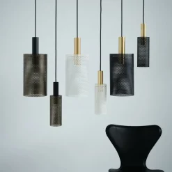 Vouge taklampa S svart/mässing
