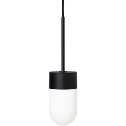 Vox taklampa IP44 svart/opal