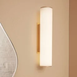 Vuelta II 40 vägglampa vit/mässing