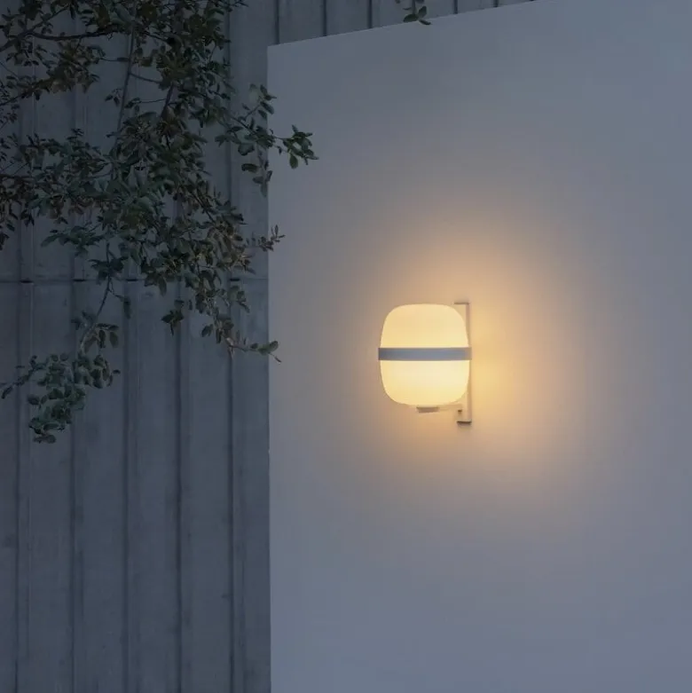 Wally Cesta vägglampa matt vitgrå