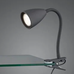 Wanda klämlampa mattsvart