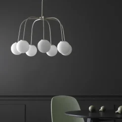 Waterfall taklampa beige