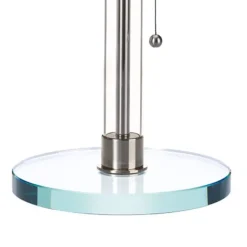 WG 24 Wagenfeld Bordslampa glas, nickel, opal glas