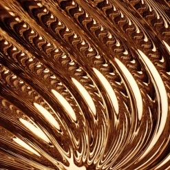 Whirl 45 X 40 taklampa guld