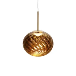 Whirl 30 X 25 taklampa guld