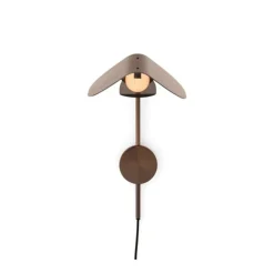 Wing vägglampa bronzed aluminium