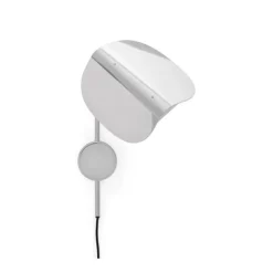 Wing vägglampa polerad aluminium