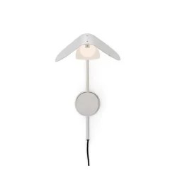 Wing vägglampa polerad aluminium