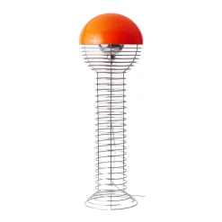 Wire golvlampa krom/orange