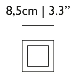 Wireless Wall Switch dimmer Anthracite