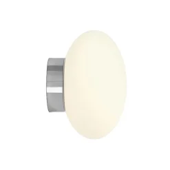 Zeppo vägglampa IP44 polerad krom